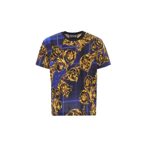 VERSACE JEANS COUTURE T-Shirts Men Blue