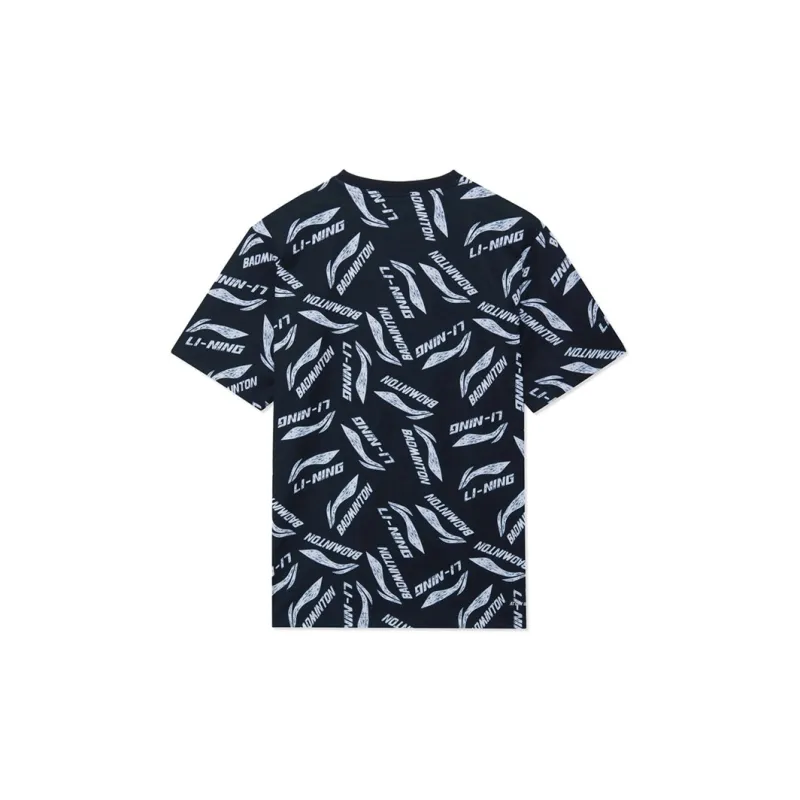 LiNing Badminton Collection Sports Lifestyle Collection T Shirt Men's Black-1