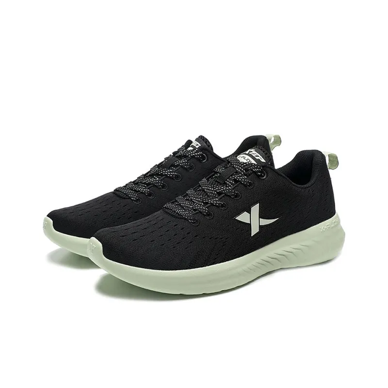 XTEP Qing Feng Running Shoes Men's Black Green-2