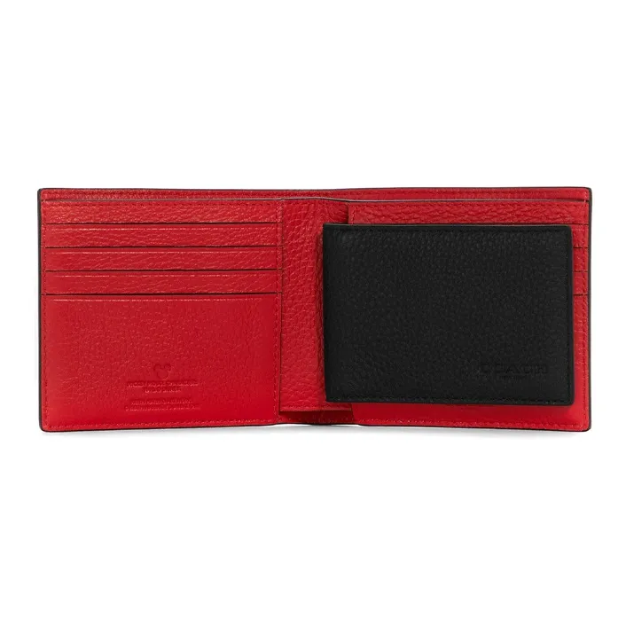 COACH Disney X Keith Haring Pebbled Leather And Calfskin Card Holder Wallet Regular Men's White-2