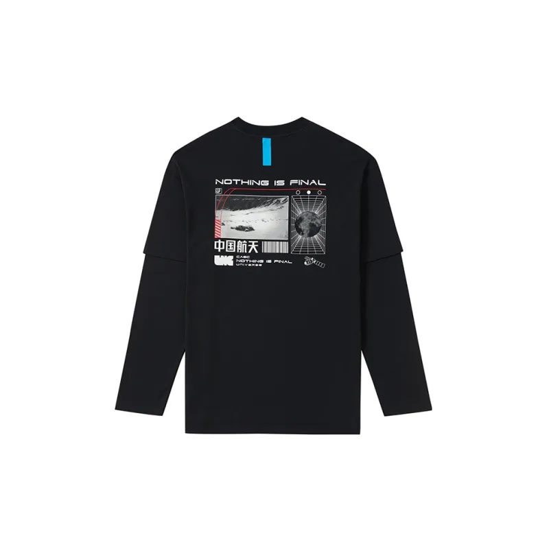 LNG X China Aerospace T-Shirts Unisex Black-1