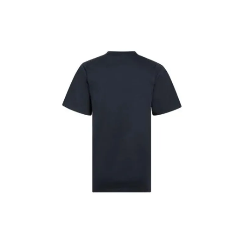 Maison Kitsune T Shirts Unisex Dark Blue-1