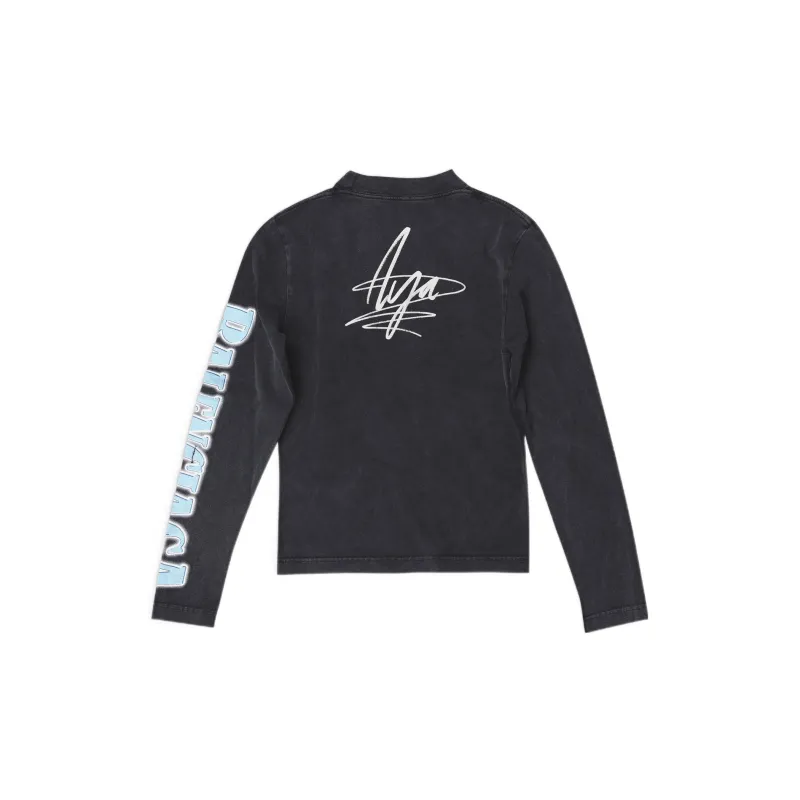 Balenciaga Music Aya Nakamura Merch Long Sleeve Stretch Top-1