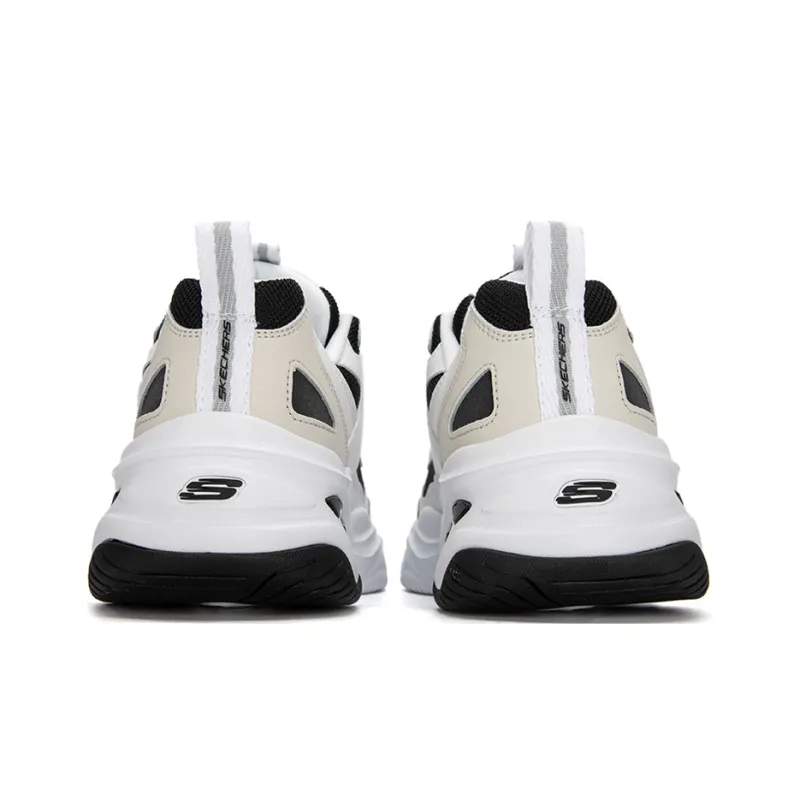 Skechers D'LITES 4.0 Milk Tea Bear Cushioning, Abrasion Resistant, Height Increasing Low Top Casual Shoes Men's White-4