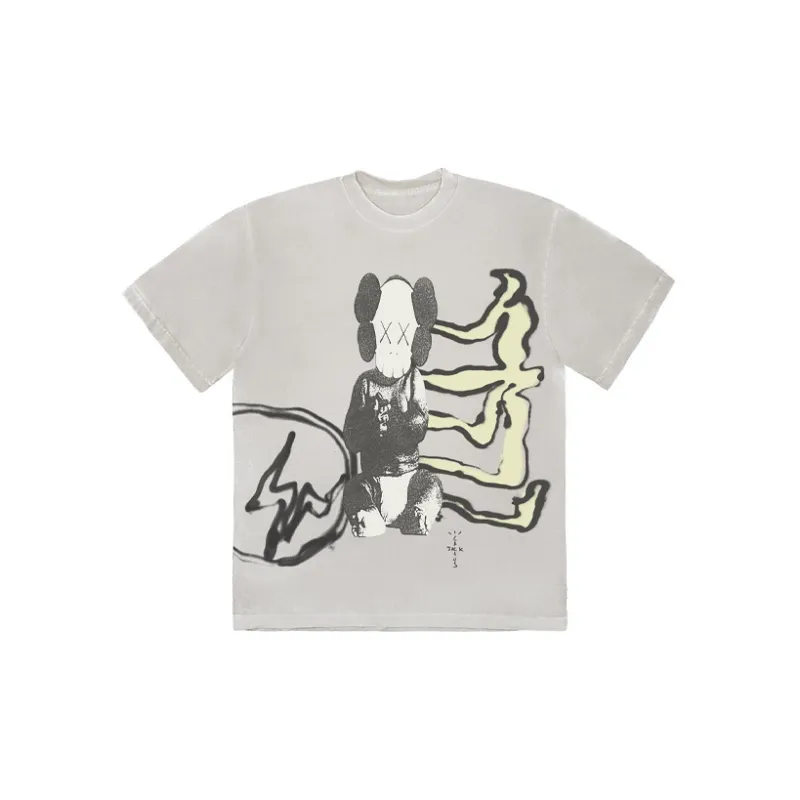 Travis Scott Cactus Jack + Kaws for Fragment Tee - Cheap 