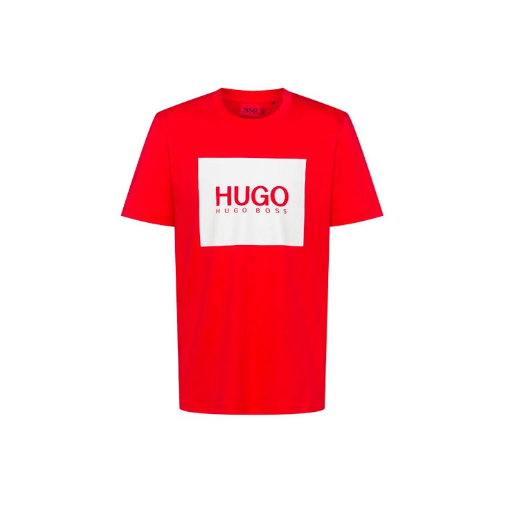 Mens red hugo boss t shirt best sale