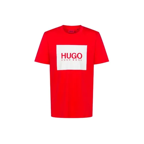 HUGO BOSS T-Shirts Men Red