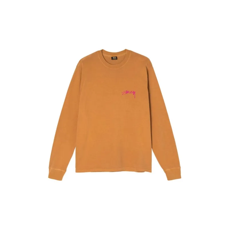 Stussy Sphinx Pigment Dyed Long Sleeve Tee-1