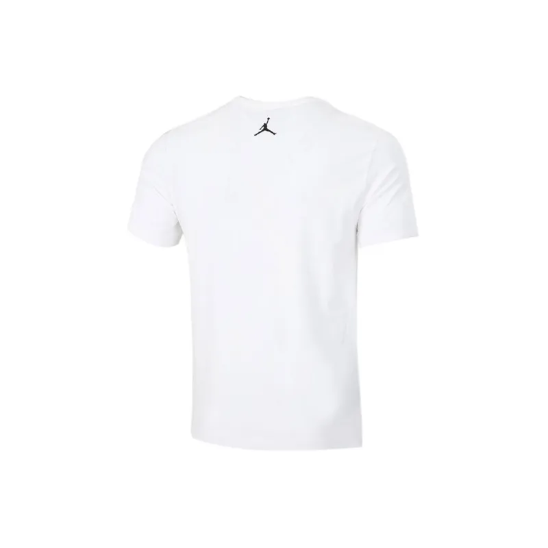 Jordan T Shirts Men White-1