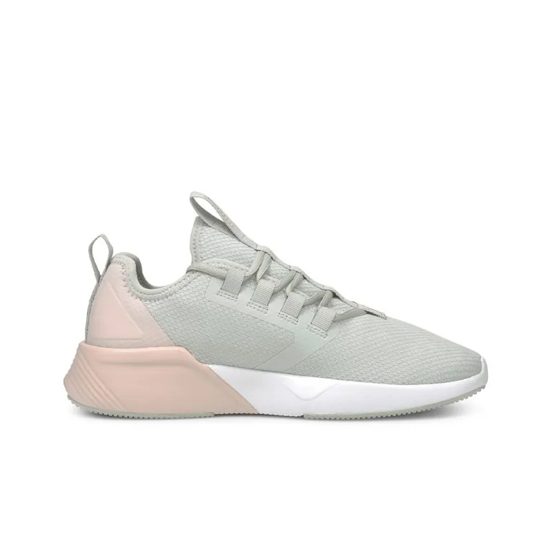 PUMA Retaliate Mesh SoftFoam Low-Top Running Shoes Women's Gray Pink-1