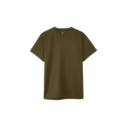 Converse T-Shirts Men Olive Green