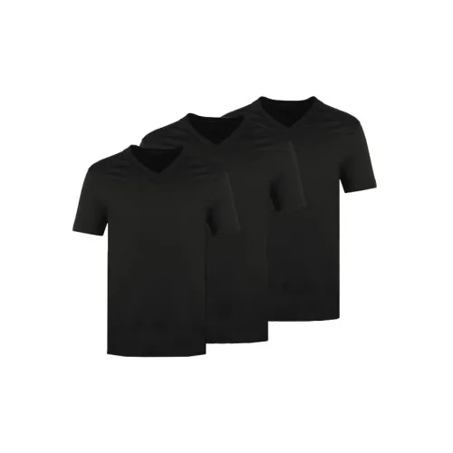 PRADA T-Shirts Men Black 3-Pack