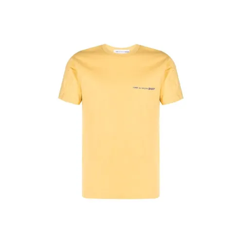 CDG T-Shirts Men Yellow