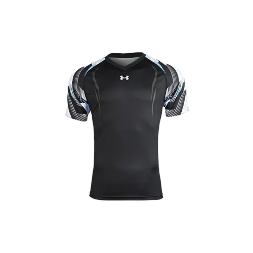 Under Armour Unisex Football Knitting T-Shirt Black