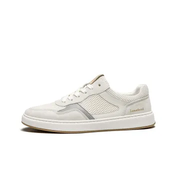 LEAVELAND Stylish Skateboarding Shoes Men's White