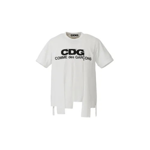 CDG T-Shirts Unisex White