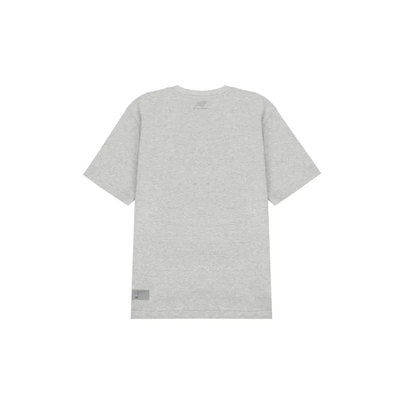 New Balance T Shirt Unisex Light Gray-1