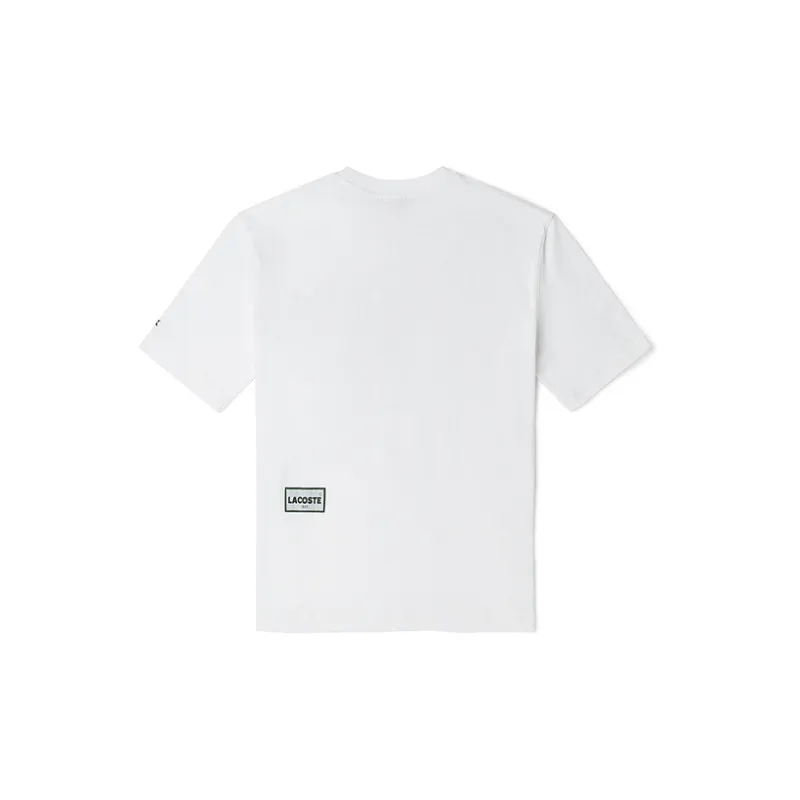 LACOSTE SS22 T Shirt Men's White-1