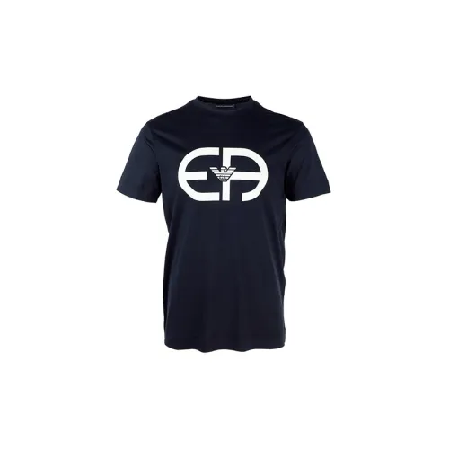 EMPORIO ARMANI T-Shirts Men Dark Blue