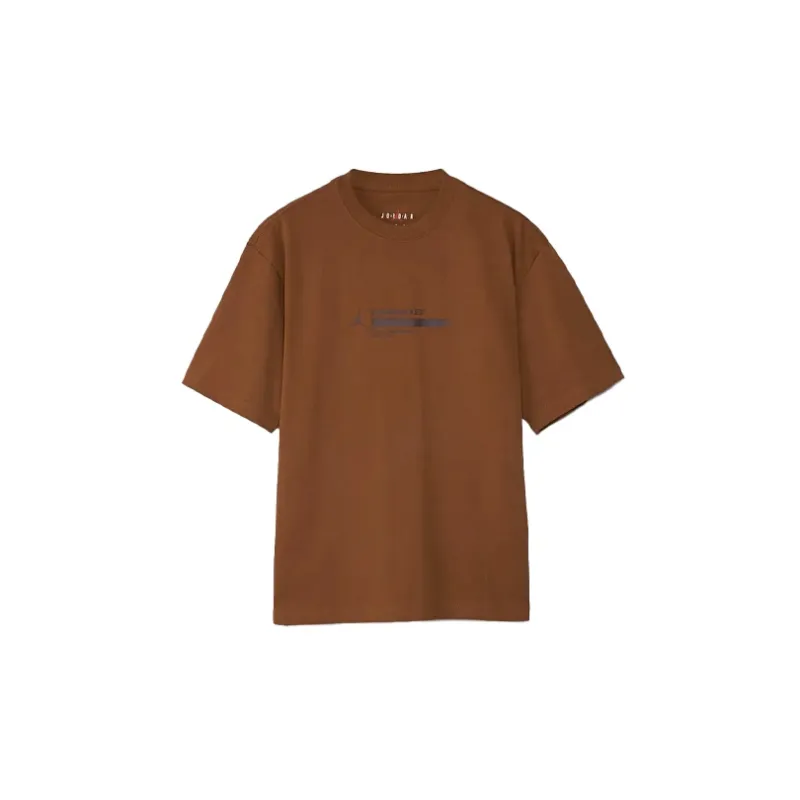 Jordan T Shirts Men Granite Brown-1