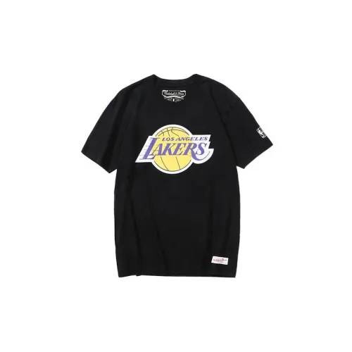 Mitchell Ness T-Shirts Unisex Black