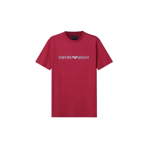 EMPORIO ARMANI T-Shirts Men Red