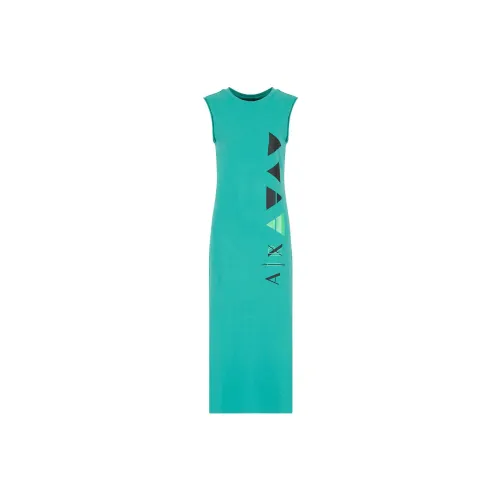 ARMANI EXCHANGE Sleeveless Dresses Women's Green