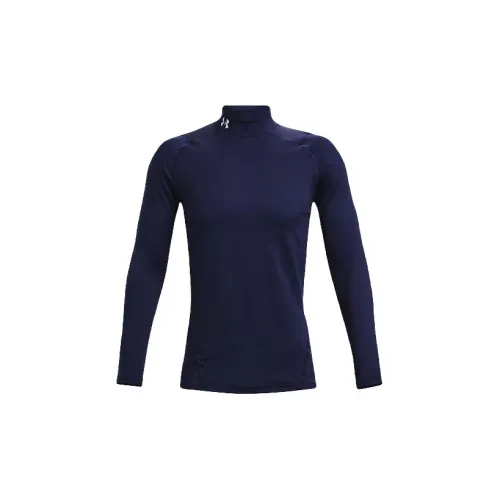 Under Armour ColdGear T-Shirts Men Navy Blue