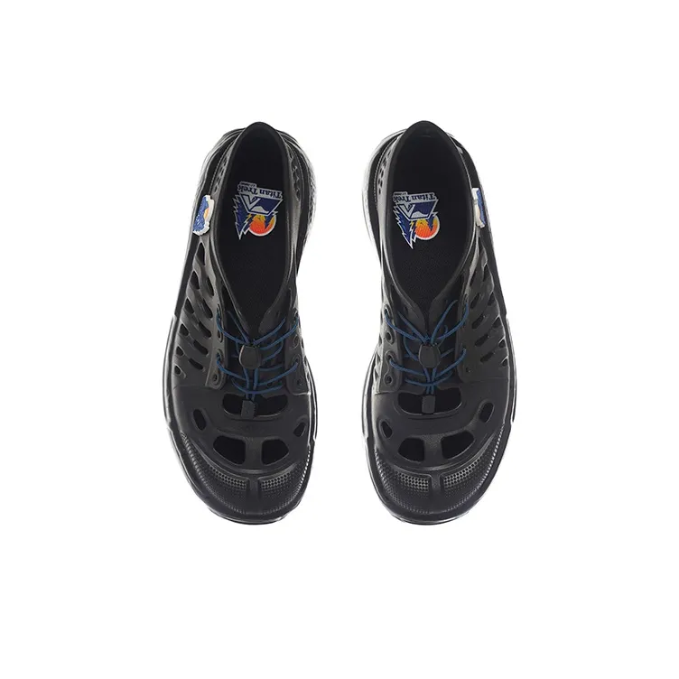 LiNing Pan Gu Trek Cushioning Anti Slip Wear Resistant Breathable Lightweight Rebound Low Top Casual Shoes Men's Black-3
