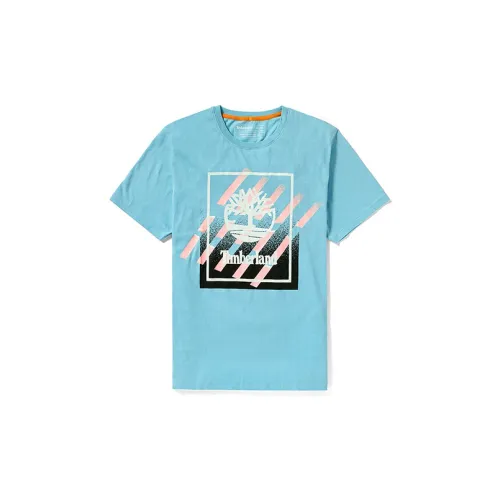 Timberland T-Shirts Men Light Blue