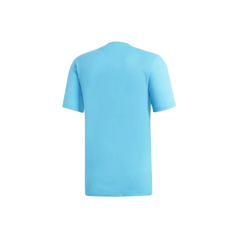 Adidas T Shirts Men Sky Blue-1