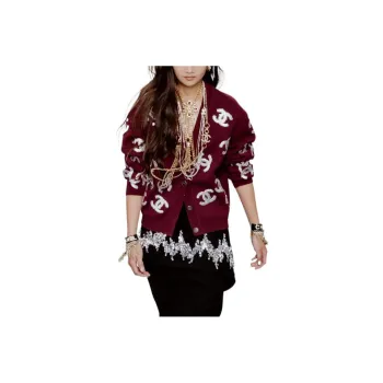 CHANEL SS22 Knitwear Women's Red