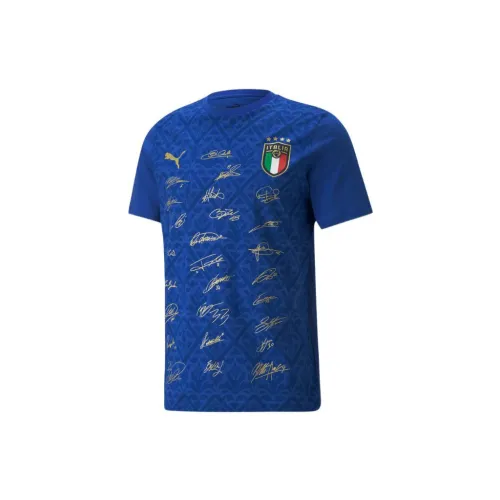 PUMA Italian National Team T-Shirts Men Blue