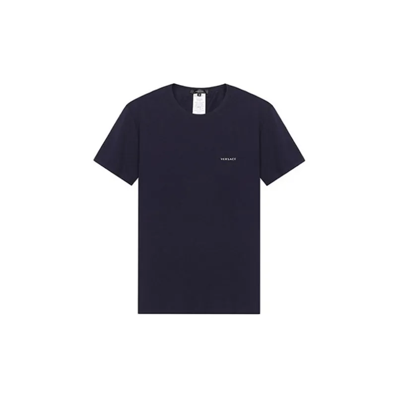 VERSACE T Shirts Men 2 Pack White/Dark Blue-1