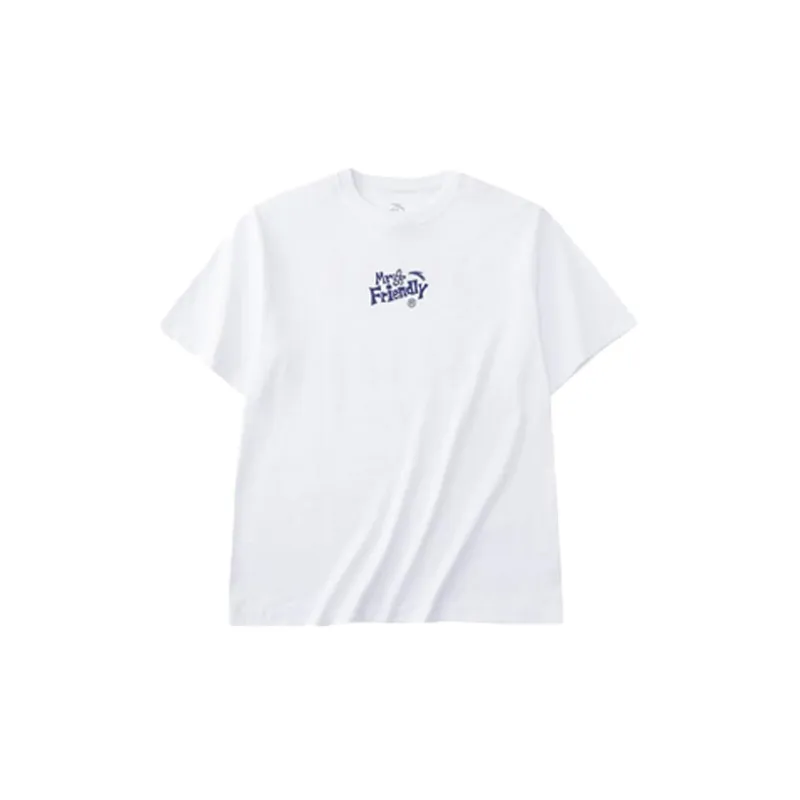 ANTA Life Collection T Shirts Unisex White-1