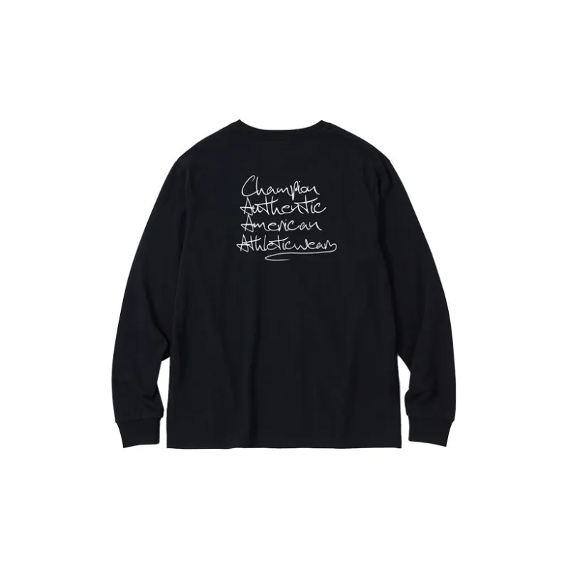 Champion FW21 Straight Long-Sleeved T-Shirt Japan Version Unisex-5
