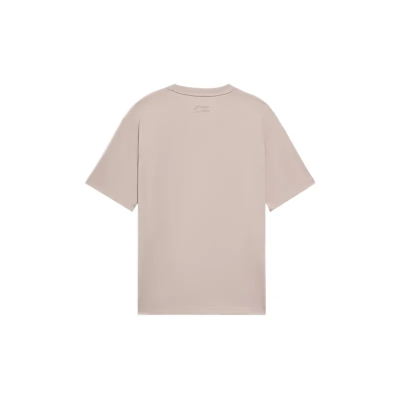 LINING Sports Life Collection T Shirts Men Light White Purple-1