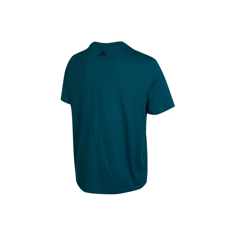 Adidas SS22 T Shirt Men's Peacock Green-1