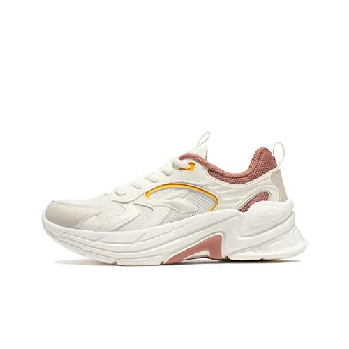 361° Running Shoes Women's Low-Top Pink Clay Red