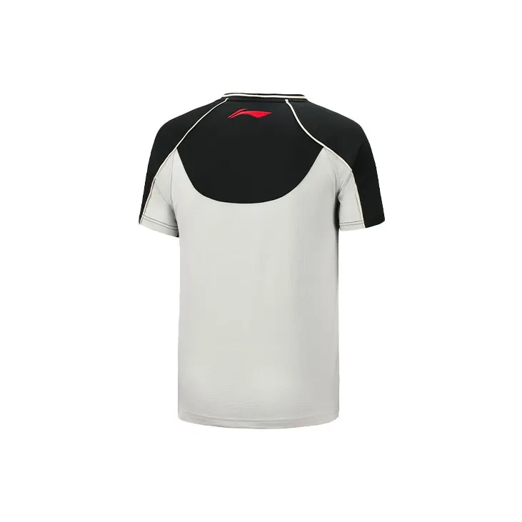 LiNing T Shirt Men's Black White-1