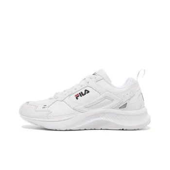 FILA Cushioning Anti Slip And Wear Resistant Low Top Casual Shoes Unisex White Korean Style