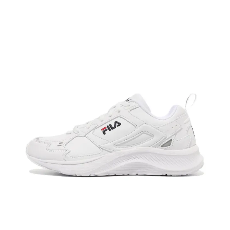 FILA Cushioning Anti Slip And Wear Resistant Low Top Casual Shoes Unisex White Korean Style-0