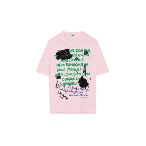 Lanvin T-Shirts Unisex Pink