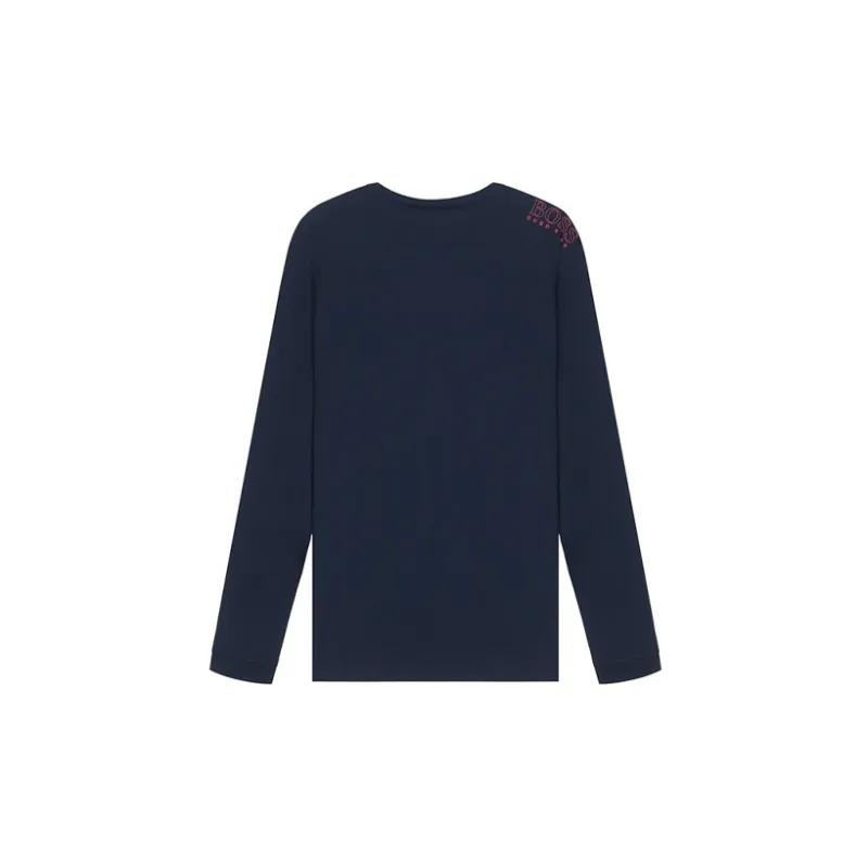 HUGO BOSS T Shirts Men Marine Blue-1