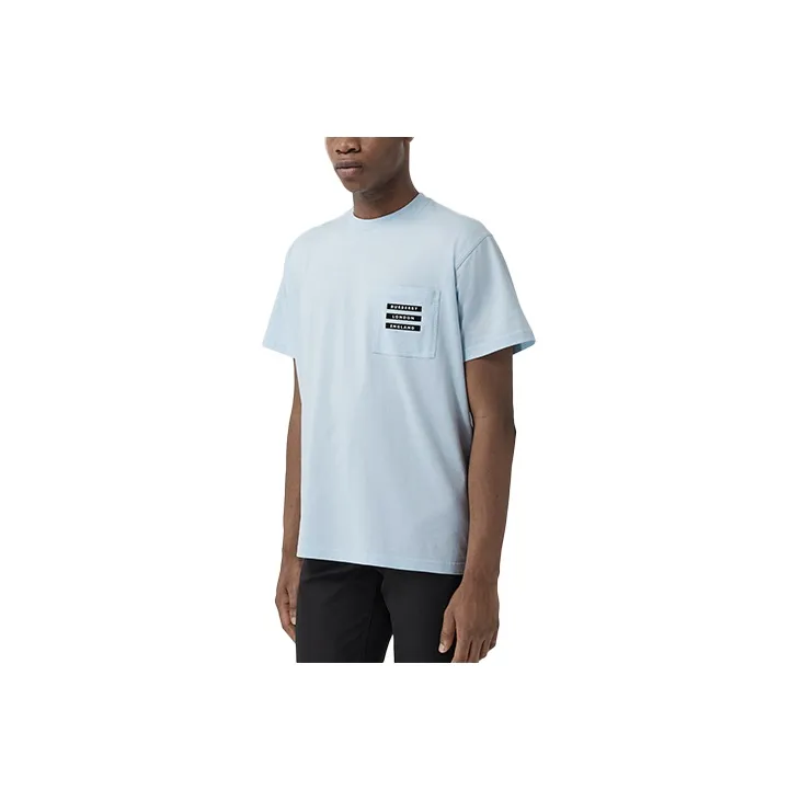 Burberry T-Shirt Men's Light Blue-3