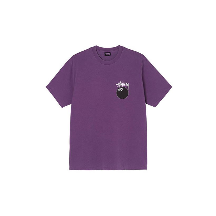 スケートボード Stussy 8 ball tee 8 Ball Tee - Yellow – Feature