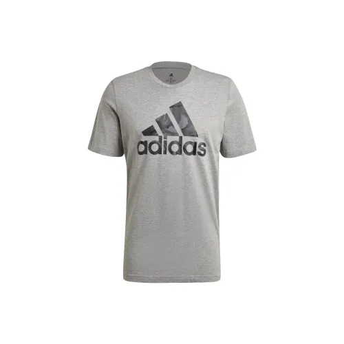 Adidas T-Shirts Men Gray