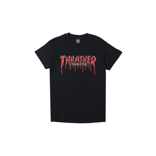 Thrasher T-Shirts Unisex Black