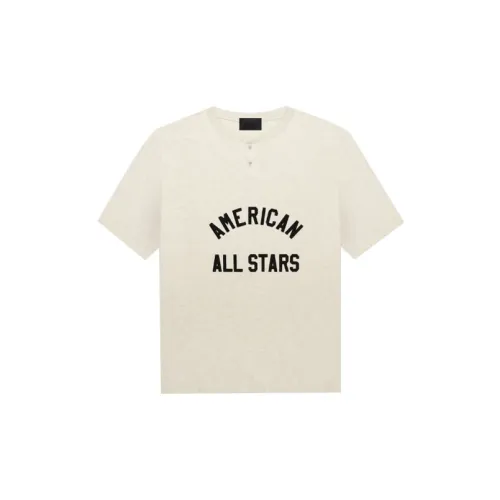 Fear Of God T-Shirts Unisex Milk White