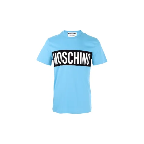 MOSCHINO T-Shirts Men Blue